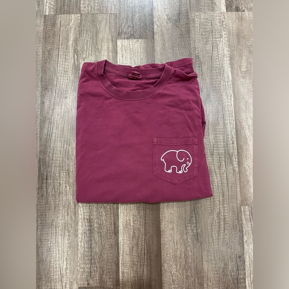 Maroon Ivory Ella Long Sleeve Tee